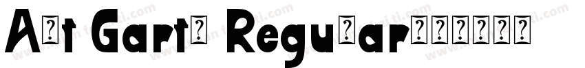 Alt Garth Regular字体转换